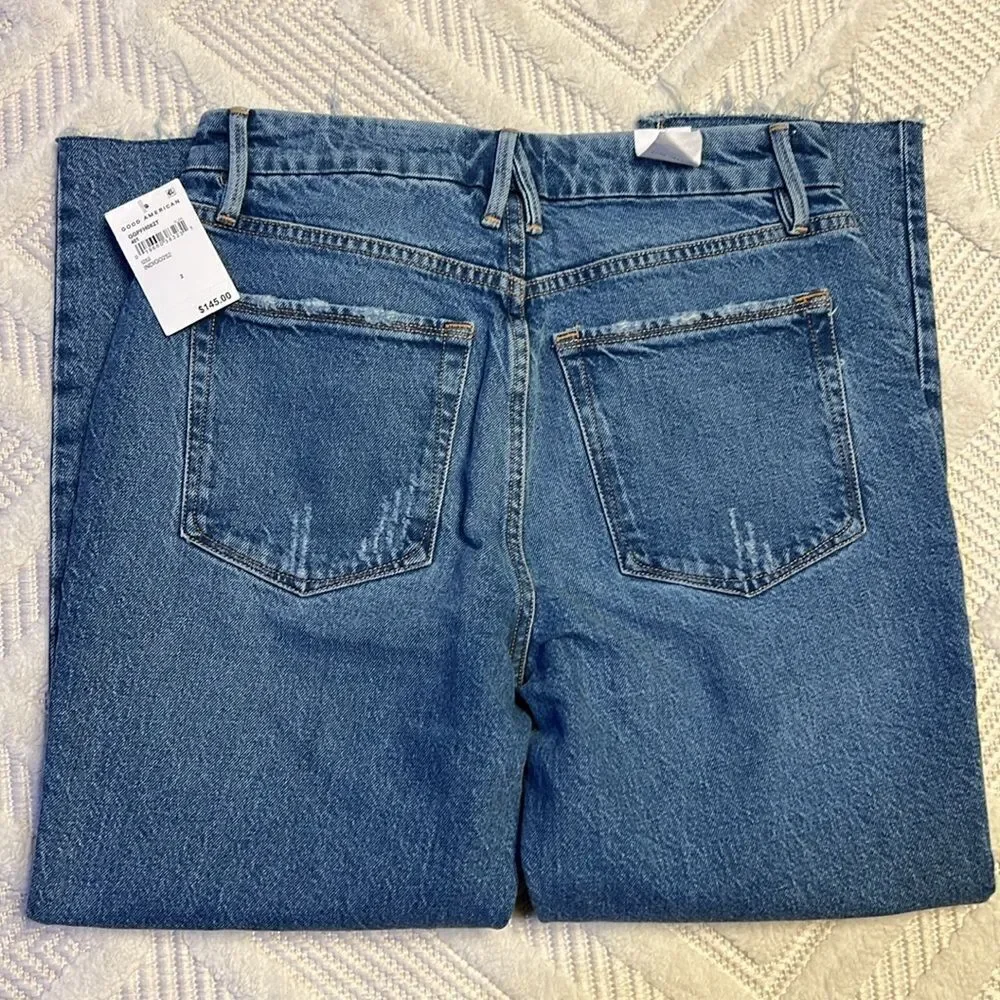 GOOD AMERICAN - Raw Hem Jean